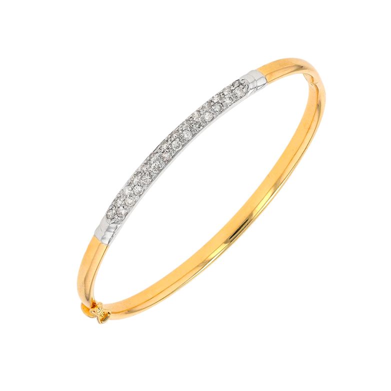 Acheter Bracelet ovale diamants 0.67 carat 2 ors 8.57g Comme neuf - 2000,00 € Bracelet ovale diamants 0.67 carat 2 ors 8.57g Comme neuf - reconditionné disponible sur Gemme Les Bijoux